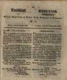 Amtsblatt der Königlichen Regierung zu Posen. 1851.10.28 Nro.43