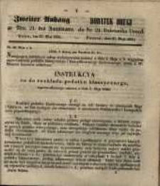 Dodatek Drugi do Nr. 21. Dziennika Urzęd. Poznań, 27.Maja 1851