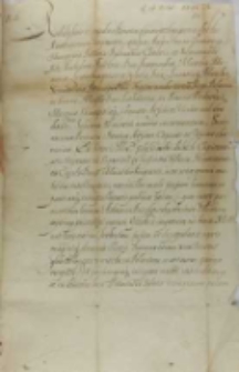 List Rudolfa II cesarza do króla Zygmunta III, Podiebrad 26.10.1598
