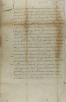 List Rudolfa II cesarza do kr&oacute;la Zygmunta III, Podiebrad 26.10.1598