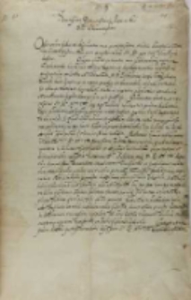 List Fryderyka księcia Kurlandii do króla Zygmunta III, Bowski 18.12.1601