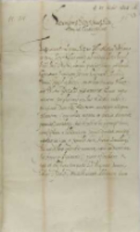 List Akademii Ingolstadzkiey do kr&oacute;la Zygmunta III, 20.12.1602