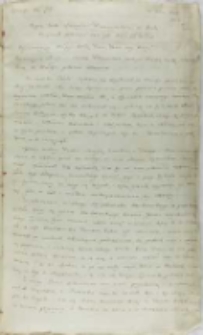 Kopia listu Ławryna Piaseczyńskiego do króla Zygmunta III, 20.10.1603