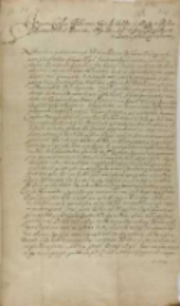 Dekret Jana Karola Chodkiewicza wojewody wileńskiego, hetmana wielkiego litewskiego między rektorem jezuickim w Rydze a wdową po Zachariaszu Stopniszu, Wenda 05.08.1620