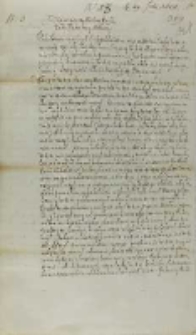 List Andrzeja Brzeskiego wojewody brzeskiego do króla Zygmunta III, Gołuchów 27.07.1601