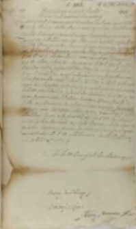 List Mikołaja z Komorowa Strusia do króla Zygmunta III, Poborów 23.11.1604