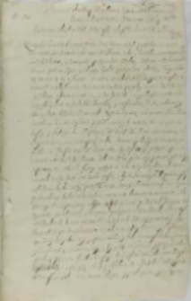 List Mikołaja Śligęzy z Bobrku kasztelana żarnowskiego do Zbigniewa Ossolińskiego wojewody sandomierskiego, Guzy 06.03.1616