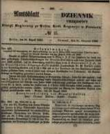 Amtsblatt der Königlichen Regierung zu Posen. 1852.08.31 Nro.35