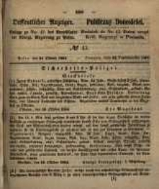 Oeffentlicher Anzeiger. 1854.10.24 Nro.43