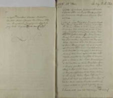 Copia literarum commendatitiarum Caesareae Maiestatis ad Regem Poloniae pro Joanne Hieronimo Chodkiewicz Polono in ptriam redituro, Bruksela 18.09.1555