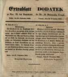 Dodatek do Nr. 39. Dziennika Urzęd. Poznań, dnia 28. Września 1855.