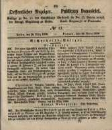 Oeffentlicher Anzeiger. 1850.03.26 Nr 13