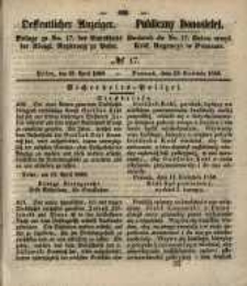 Oeffentlicher Anzeiger. 1850.04.23 Nr 17