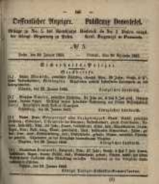Oeffentlicher Anzeiger. 1855.01.30 Nr.5