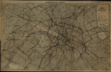 [Grosser Stadtplan von Paris in drei Streifen]: VI. Omnibus tramways et bateaux. / Gravé et imprimé par Wagner & Debes