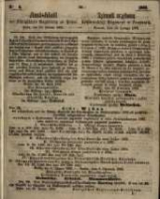 Amtsblatt der K&ouml;niglichen Regierung zu Posen. 1863.02.10 Nro.6