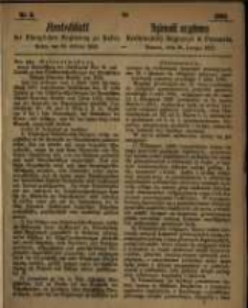 Amtsblatt der K&ouml;niglichen Regierung zu Posen. 1863.02.24 Nro.8