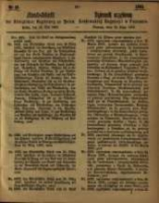 Amtsblatt der K&ouml;niglichen Regierung zu Posen. 1863.05.12 Nro.19