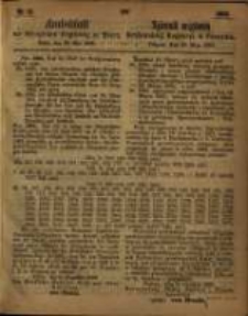 Amtsblatt der K&ouml;niglichen Regierung zu Posen. 1863.05.26 Nro.21