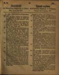 Amtsblatt der K&ouml;niglichen Regierung zu Posen. 1863.06.02 Nro.22