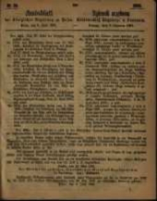 Amtsblatt der K&ouml;niglichen Regierung zu Posen. 1863.06.09 Nro.23