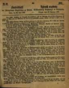 Amtsblatt der K&ouml;niglichen Regierung zu Posen. 1863.06.30 Nro.26