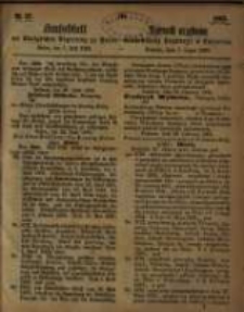 Amtsblatt der K&ouml;niglichen Regierung zu Posen. 1863.07.07 Nro.27