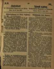 Amtsblatt der Königlichen Regierung zu Posen. 1863.07.21 Nro.29