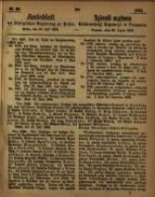 Amtsblatt der K&ouml;niglichen Regierung zu Posen. 1863.07.28 Nro.30