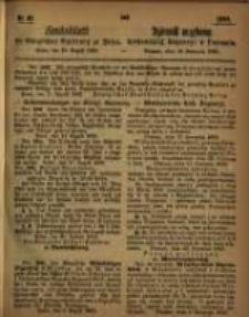 Amtsblatt der K&ouml;niglichen Regierung zu Posen. 1863.08.18 Nro.33