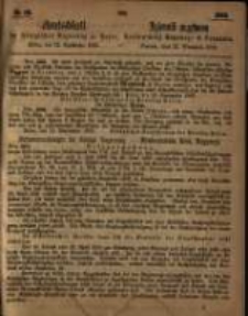 Amtsblatt der K&ouml;niglichen Regierung zu Posen. 1863.09.22 Nro.38