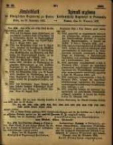 Amtsblatt der K&ouml;niglichen Regierung zu Posen. 1863.09.29 Nro.39