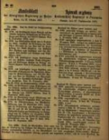 Amtsblatt der K&ouml;niglichen Regierung zu Posen. 1863.10.27 Nro.43