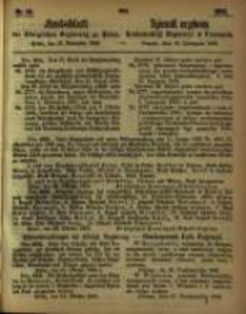 Amtsblatt der K&ouml;niglichen Regierung zu Posen. 1863.11.10 Nro.45