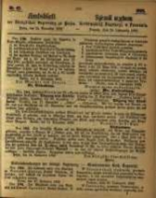 Amtsblatt der K&ouml;niglichen Regierung zu Posen. 1863.11.24 Nro.47