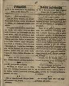 Dodatek nadzwyczajny do Nr. 4 Dziennika urzęd. Kr&oacute;l. Regencyi. Poznań, dnia 27. Stycznia 1863.