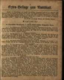 Extra &ndash; Beilage zum Amtsblatt