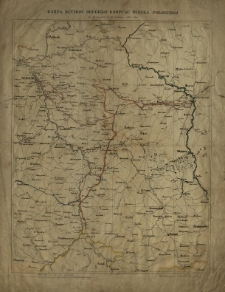 Karta ruchów Drugiego Korpusu Wojska Polskiego od 23 sierpnia do 16 września 1831 roku
