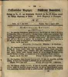 Oeffentlicher Anzeiger. 1857.07.07 Nro.27