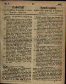 Amtsblatt der K&ouml;niglichen Regierung zu Posen. 1862.02.04 Nro.5