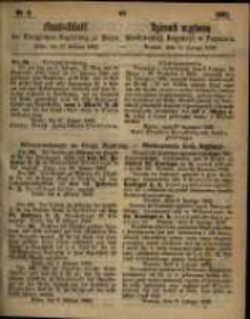 Amtsblatt der K&ouml;niglichen Regierung zu Posen. 1862.02.11 Nro.6