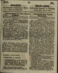 Amtsblatt der K&ouml;niglichen Regierung zu Posen. 1862.06.03 Nro.22