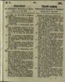 Amtsblatt der K&ouml;niglichen Regierung zu Posen. 1862.07.08 Nro.27