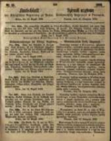 Amtsblatt der K&ouml;niglichen Regierung zu Posen. 1862.08.19 Nro.33