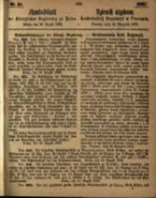 Amtsblatt der Königlichen Regierung zu Posen. 1862.08.26 Nro.34