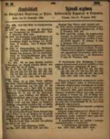 Amtsblatt der K&ouml;niglichen Regierung zu Posen. 1862.09.30 Nro.39
