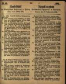 Amtsblatt der K&ouml;niglichen Regierung zu Posen. 1862.10.07 Nro.40