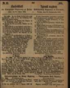Amtsblatt der K&ouml;niglichen Regierung zu Posen. 1862.10.28 Nro.43