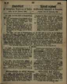 Amtsblatt der K&ouml;niglichen Regierung zu Posen. 1862.11.25 Nro.47