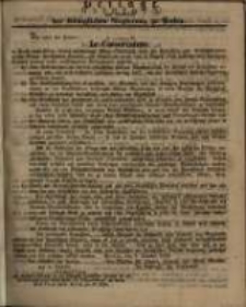 Beilage zum Amtsblatt der K&ouml;niglichen Regierung zu Posen.